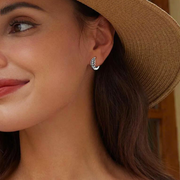 Leaf Silver Earrings